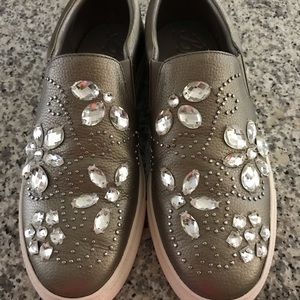 Brighton new leather loafers size 8